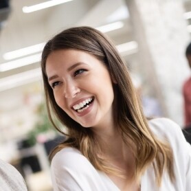 Smiling woman